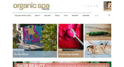 Desktop Screenshot of organicspamagazine.com